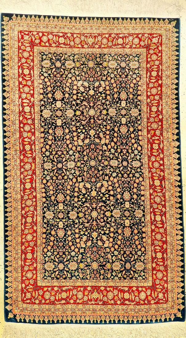 Fine Silk Hereke Rug (Signed), (1 of 10)