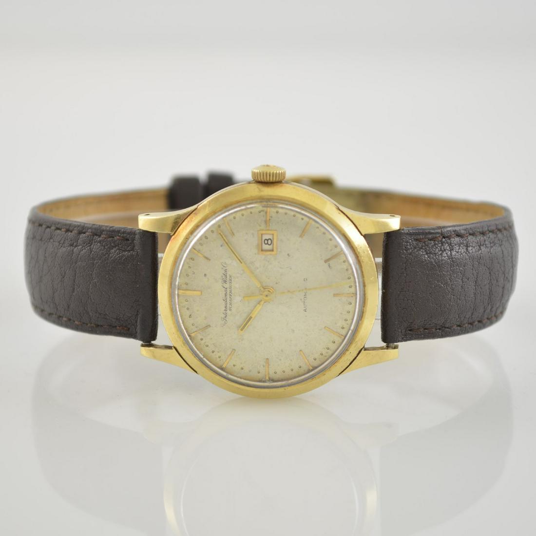 IWC 14k yellow gold self winding gents wristwatch (1 of 9)