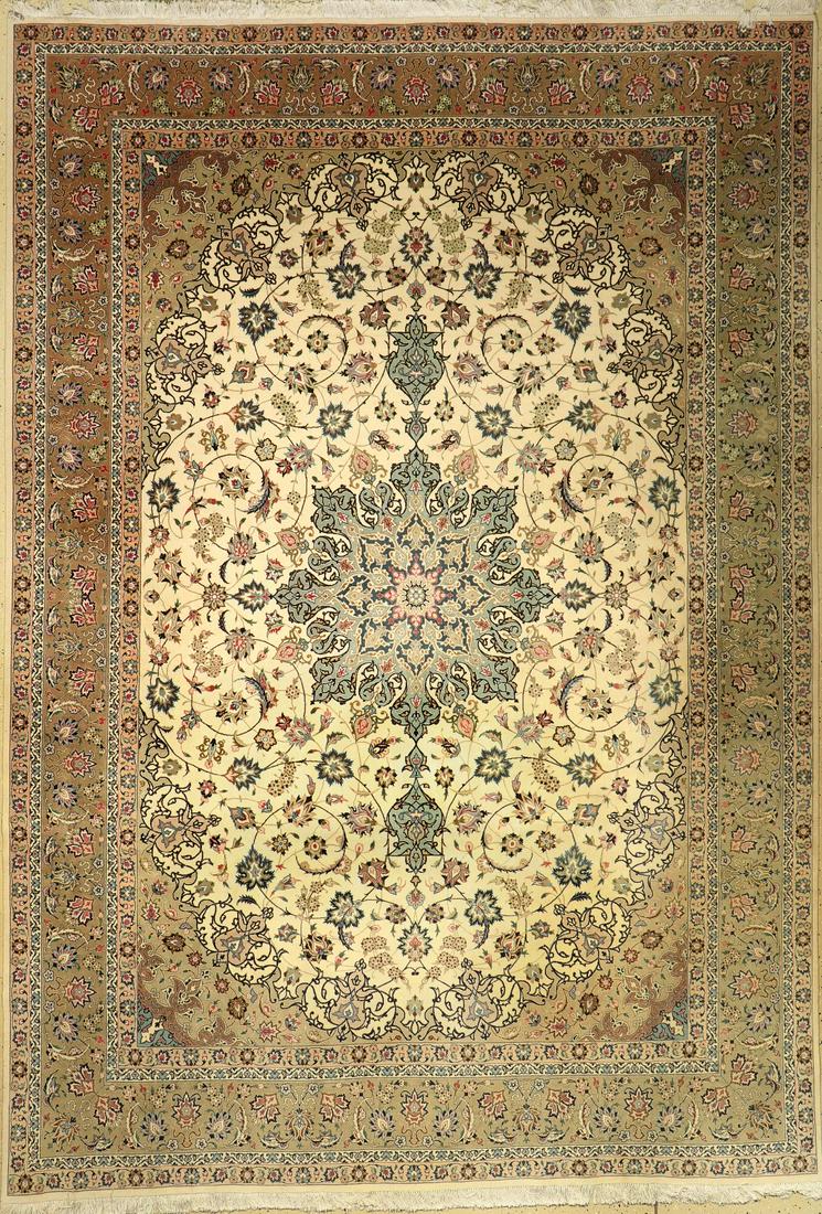 Tabriz fine rug 50 raj, Persia, approx. 40 years, wool (1 of 1)