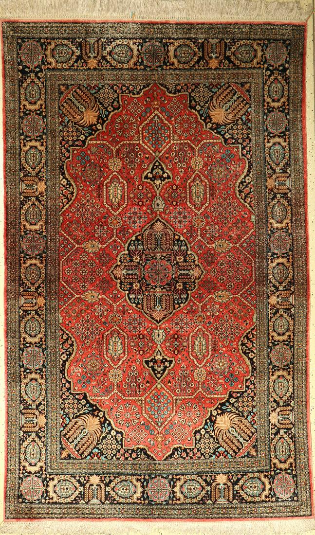 Qum silk rug, Persia, approx. 40 years, pure natural (1 of 1)