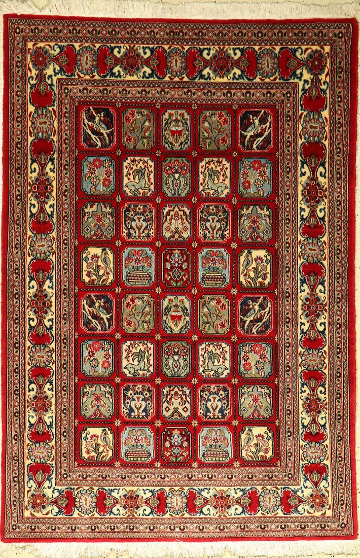 Fine Qum rug, Persia, approx. 30 years, wool, approx. (1 of 1)