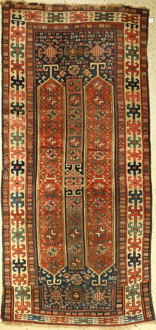 Antique Karabagh Kazak rug, Caucasus, 19th century (1 of 1)