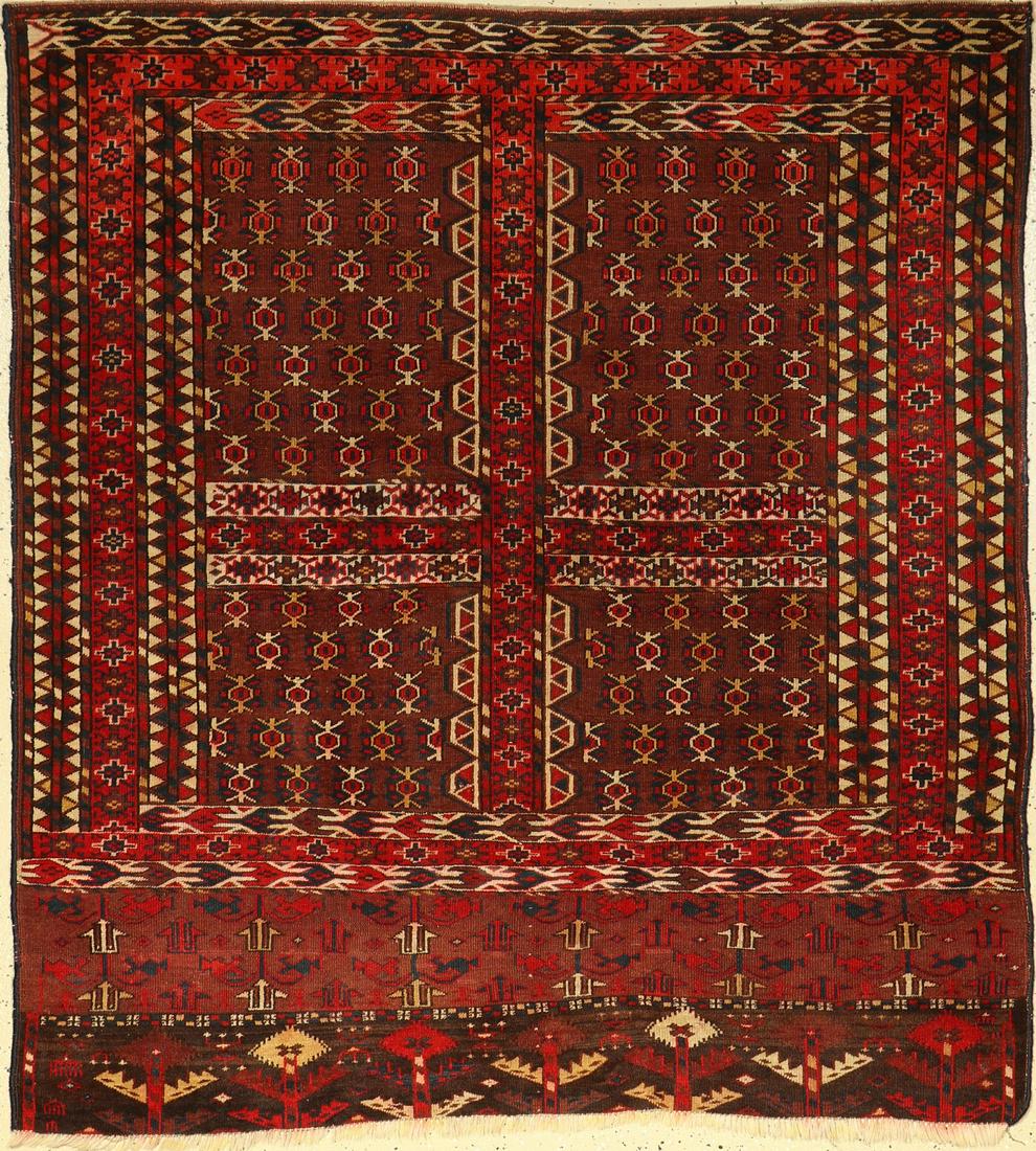 Yomud Engsi rug antique, Turkmenistan, around 1890/1900 (1 of 1)