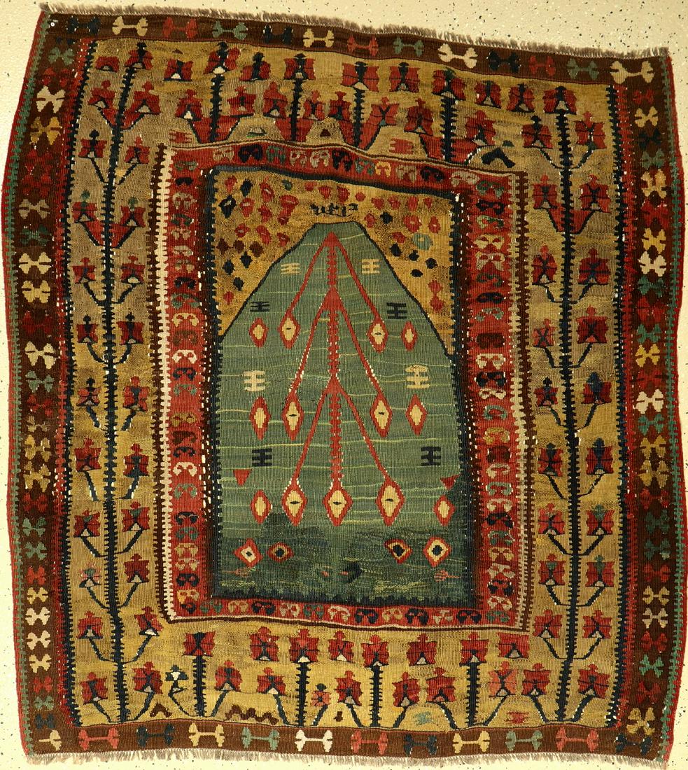 Erzurum kilim, Anatolia, 19th century, wool onwool (1 of 1)