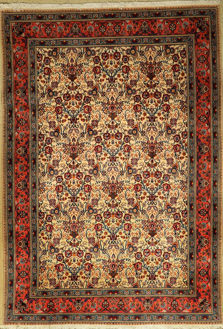 Mud carpet fine, Persia, approx. 40 years, wool on (1 of 1)