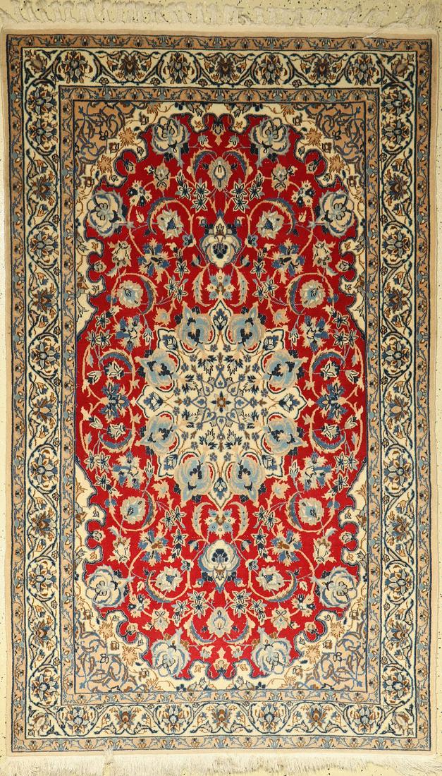 Nain fine Rug, Persia, approx. 40 years, wool with silk (1 of 1)