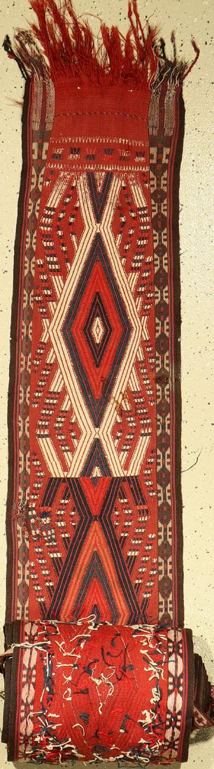 Yomud tent band, Turkmenistan, around 1910, wool and (1 of 1)