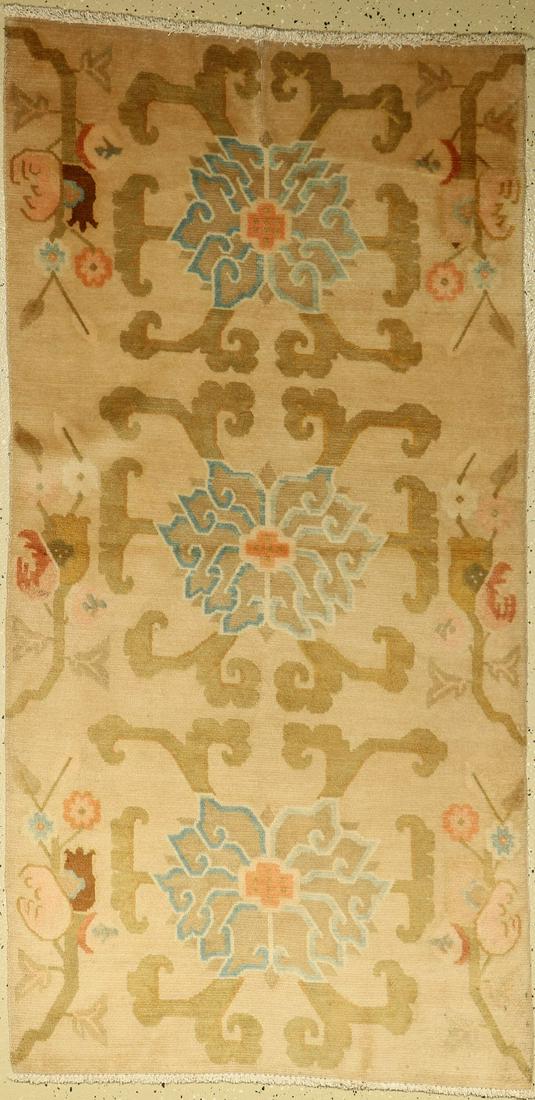 Tibet Rug, around 1960, wool on cotton, approx (1 of 1)