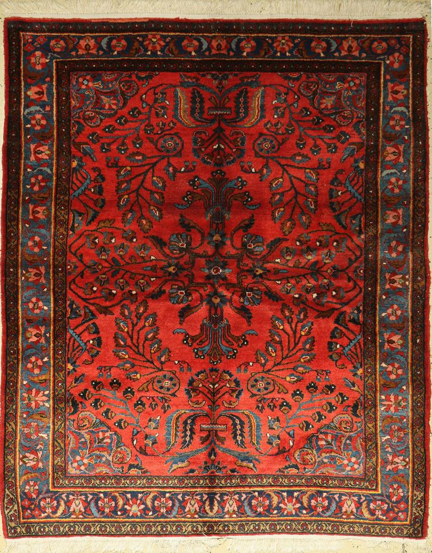 Lilain Us Re Import Rug, Persia, around 1920, wool on (1 of 1)