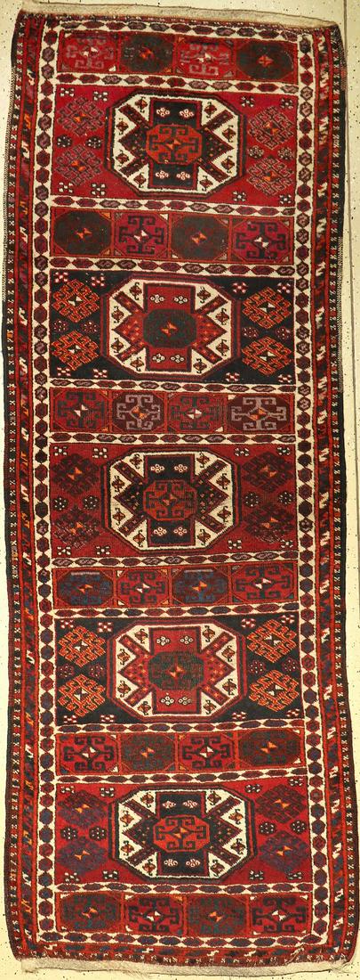 Yörück rug, Turkey, approx. 70 years, wool on wool: Yörück rug, Turkey, approx. 70 years, wool on wool, approx. 290 x 103 cm, condition: 4. Auction: Antique, old and decorative rugs & carpets. Please ask for condition-reports and more high-resolution