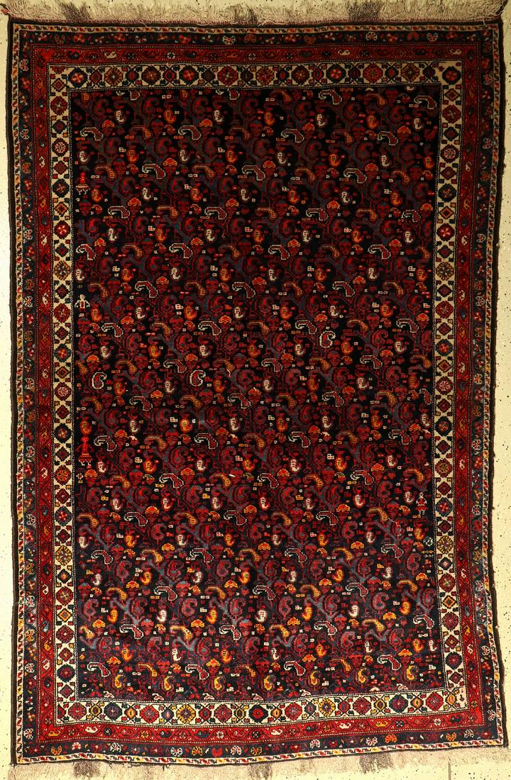 Hamadan old rug, Persia, approx. 60 years, wool on (1 of 1)