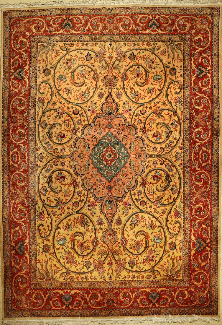 Tabriz fine old carpet (50 RAJ), Persia, around 1950 (1 of 1)