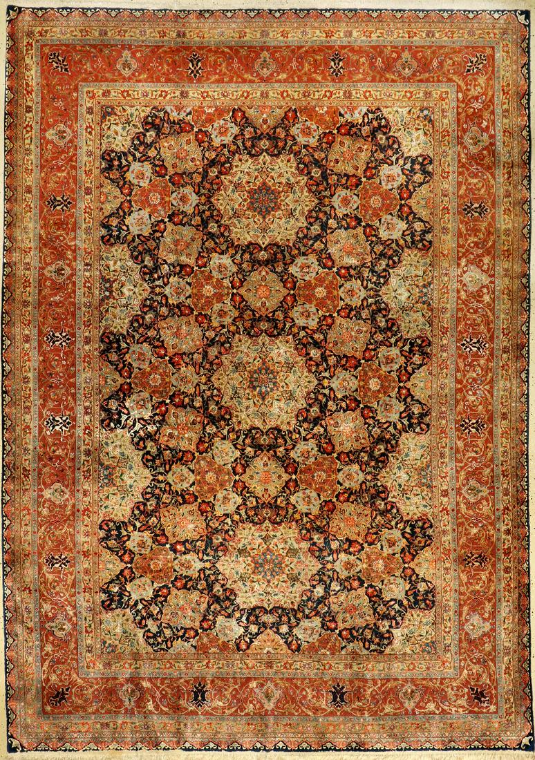 Tabriz fine (Part-Silk), China, approx. 40 years, cork (1 of 1)