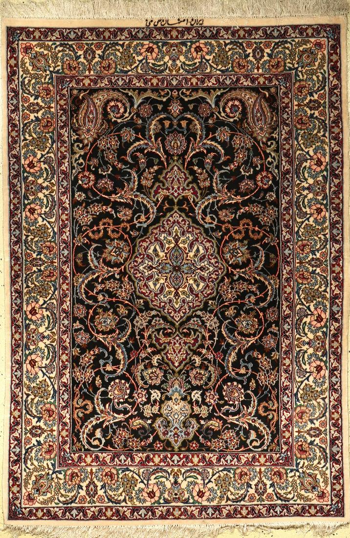 Esfahan (Signed), Persia, approx. 40 years, cork wool (1 of 1)