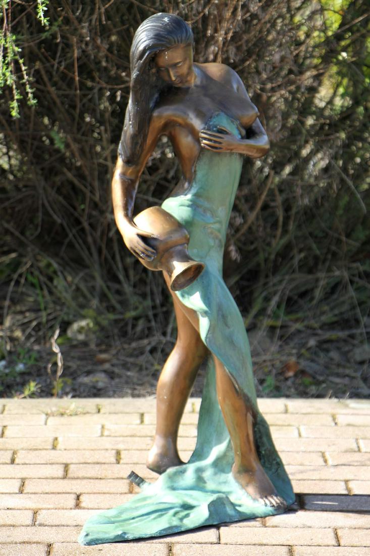 Spring nymph as a fountain figure (1 of 3)