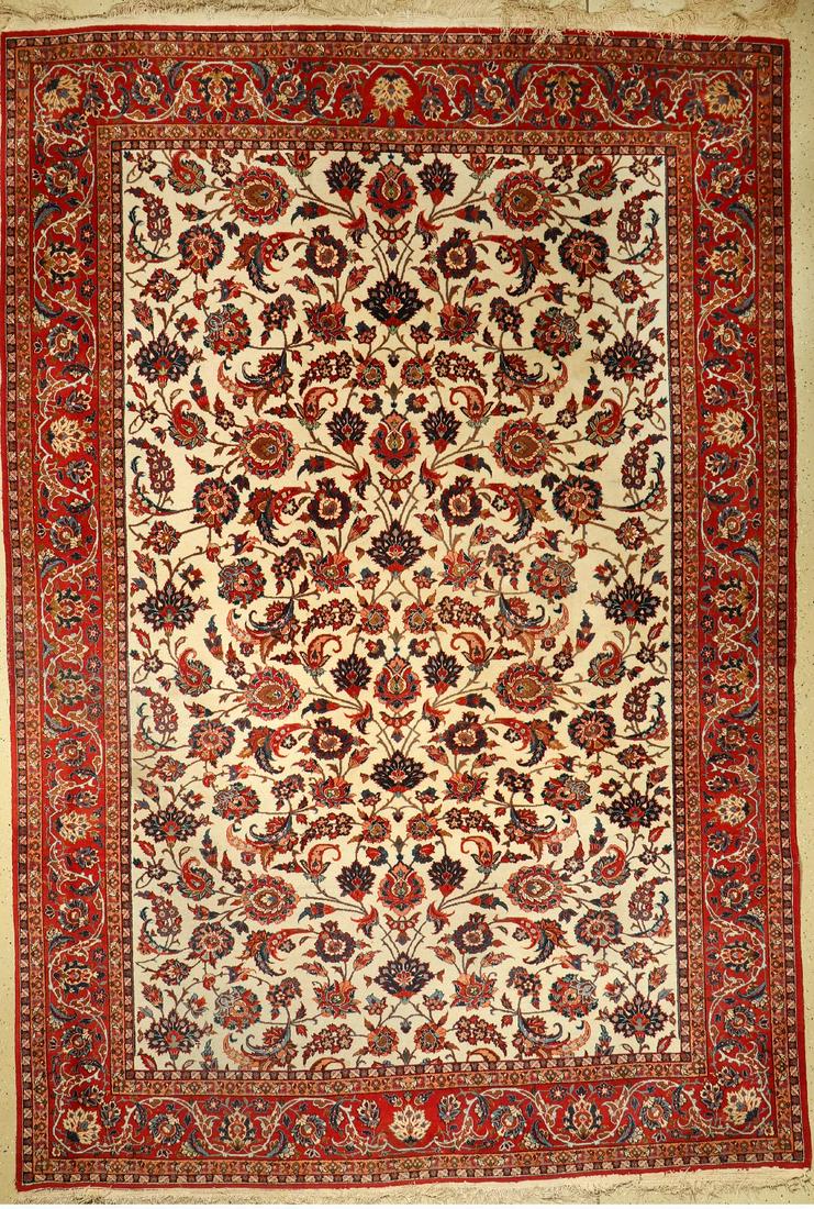 Nadjafabad old, Persia, approx. 60 years, woolon cotton (1 of 1)