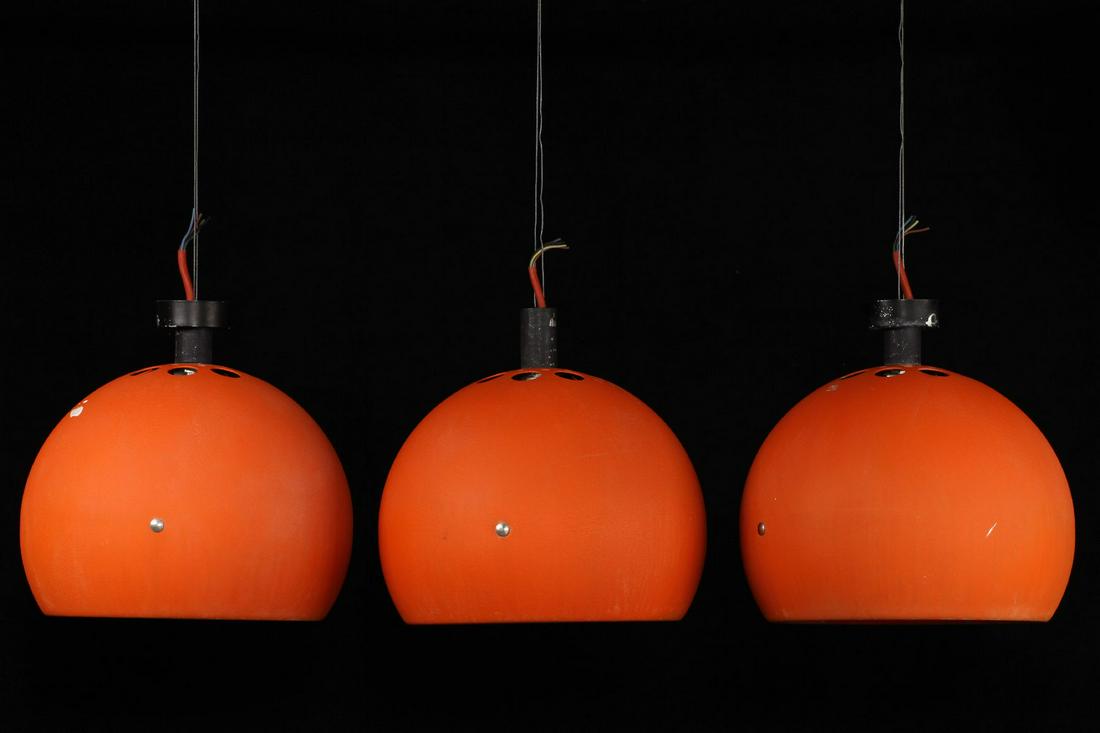 Set of 3 pendant lights, Space Age, 1970s (1 of 1)