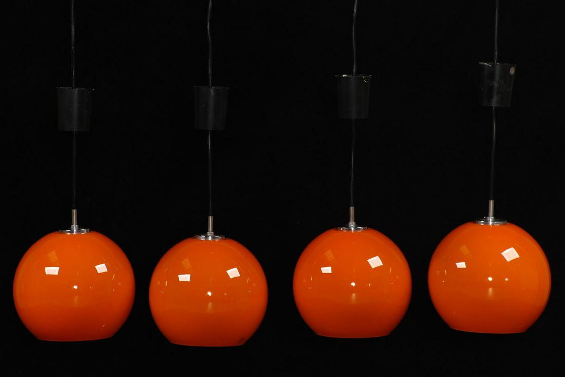 Set of 4 pendant lights, 'Putzler Germany' (1 of 2)