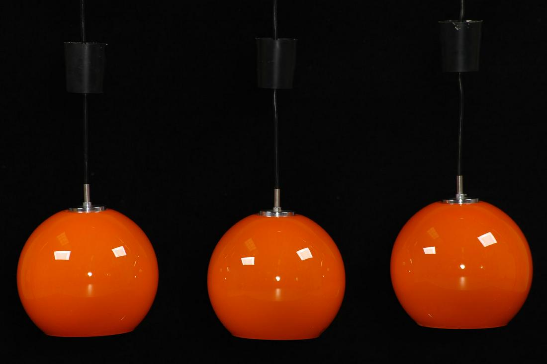 Set of 3 pendant lights, 'Putzler Germany' (1 of 2)