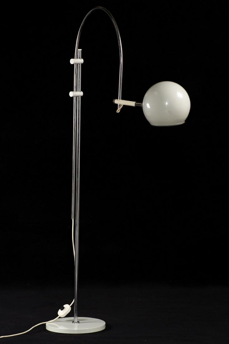 Floor lamp, 1970s, cream-colored and partly (1 of 1)