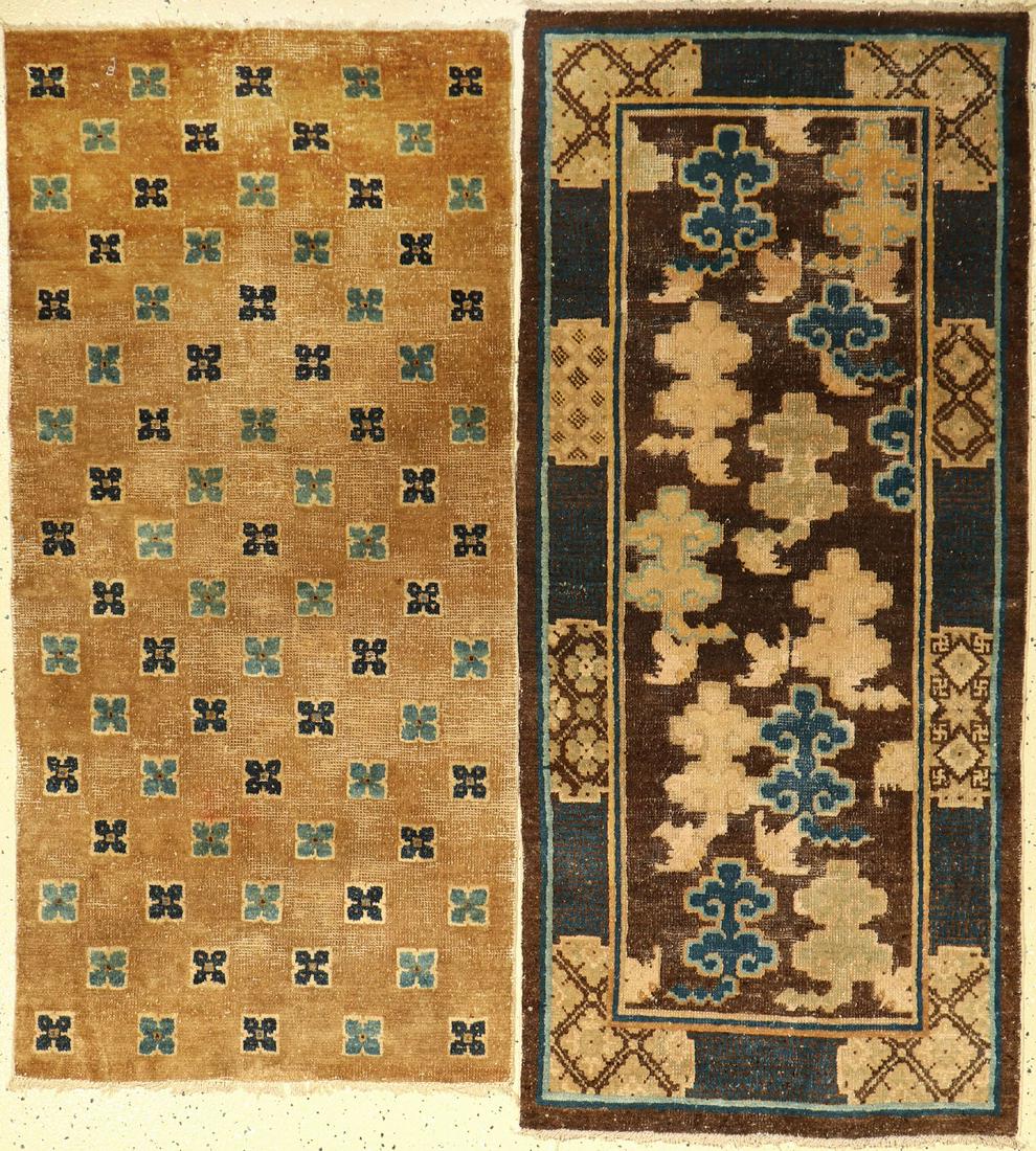 (2 lots) Antique Chinese rugs, China, 19th century (1 of 1)