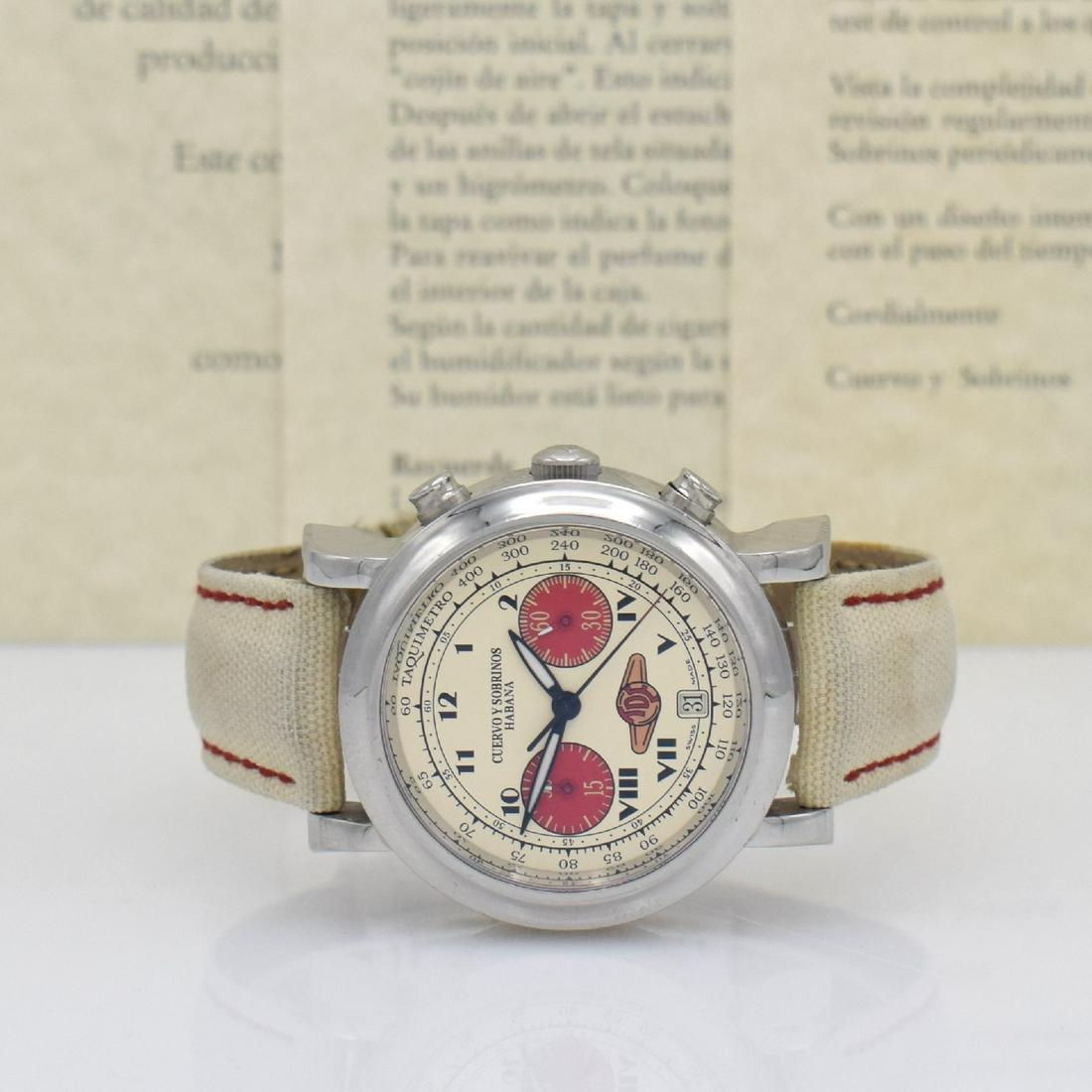 CUERVO Y SOBRINOS chronograph Torpedo special edition (1 of 11)