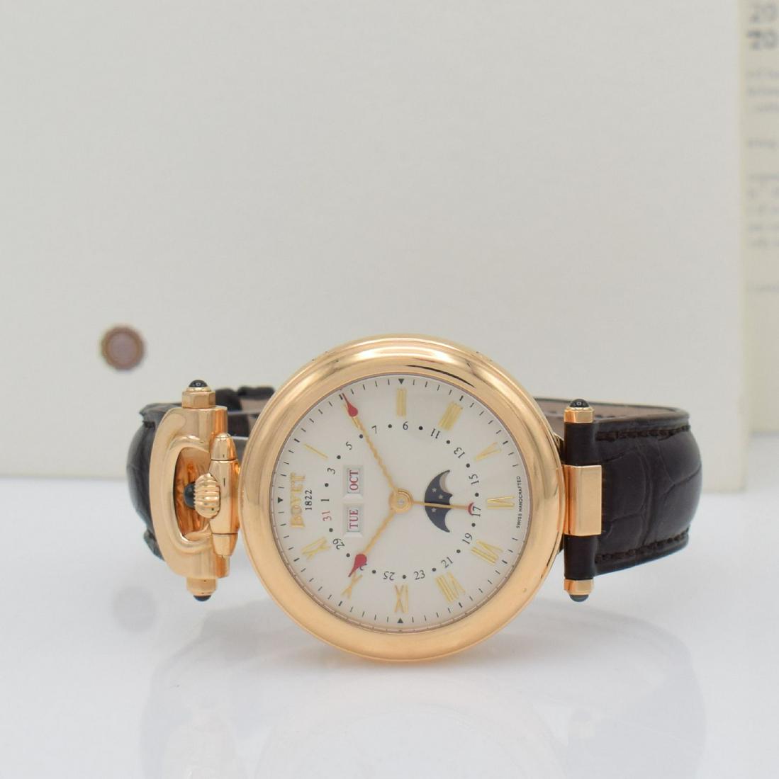 BOVET 18k pink gold gents wristwatch / pocket watch (1 of 13)