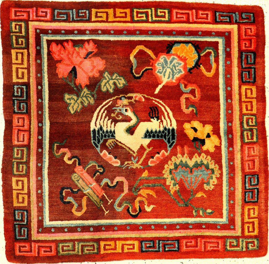 Tibetan Shigatse 'Jabuye' Rug (Storck), (1 of 7)