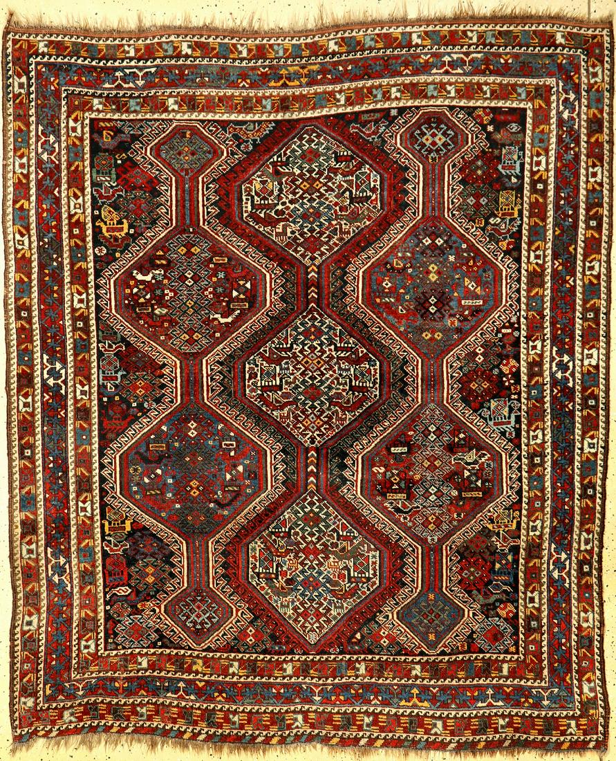 Khamseh Rug, (1 of 9)