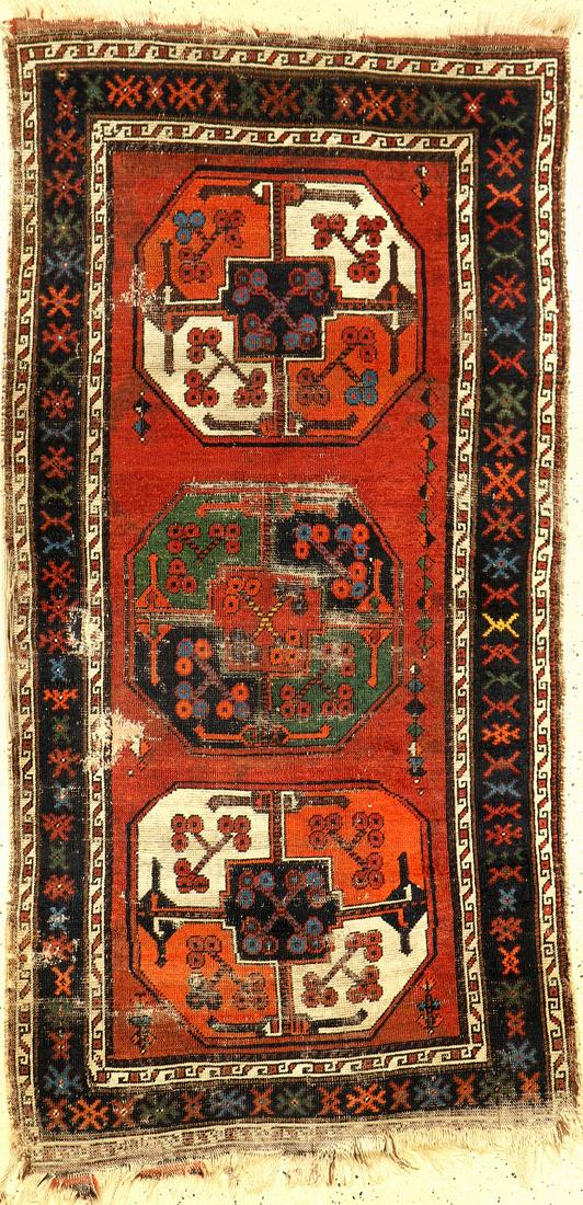 Rare Baluch Rug With Turkmen Influences (Gulli-Guls), (1 of 9)