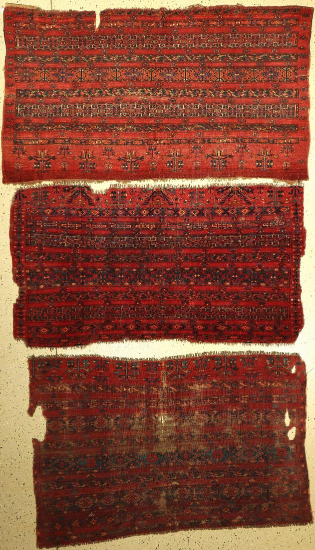 (3 lots) Ersari-Beshir 'Tschowals' antique (1 of 1)
