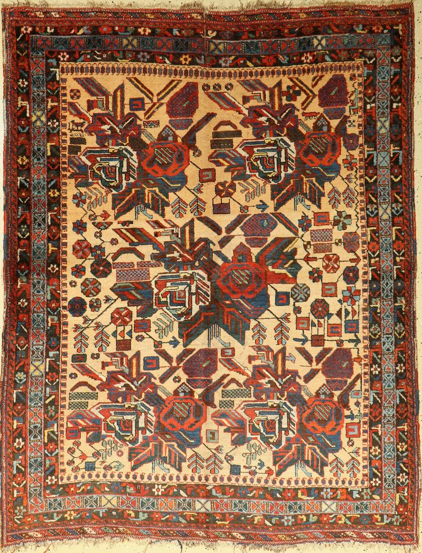 Khamseh antique, Persia, around 1910, wool on wool (1 of 1)