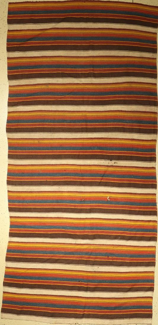 North Persian kilim old, Persia, around 1930, wool on: North Persian kilim old, Persia, around 1930, wool on wool, approx. 370 x 170 cm, condition:3, (several holes). No Reserve Auction: Antique, old and decorative collector rugs & carpets. Please ask for