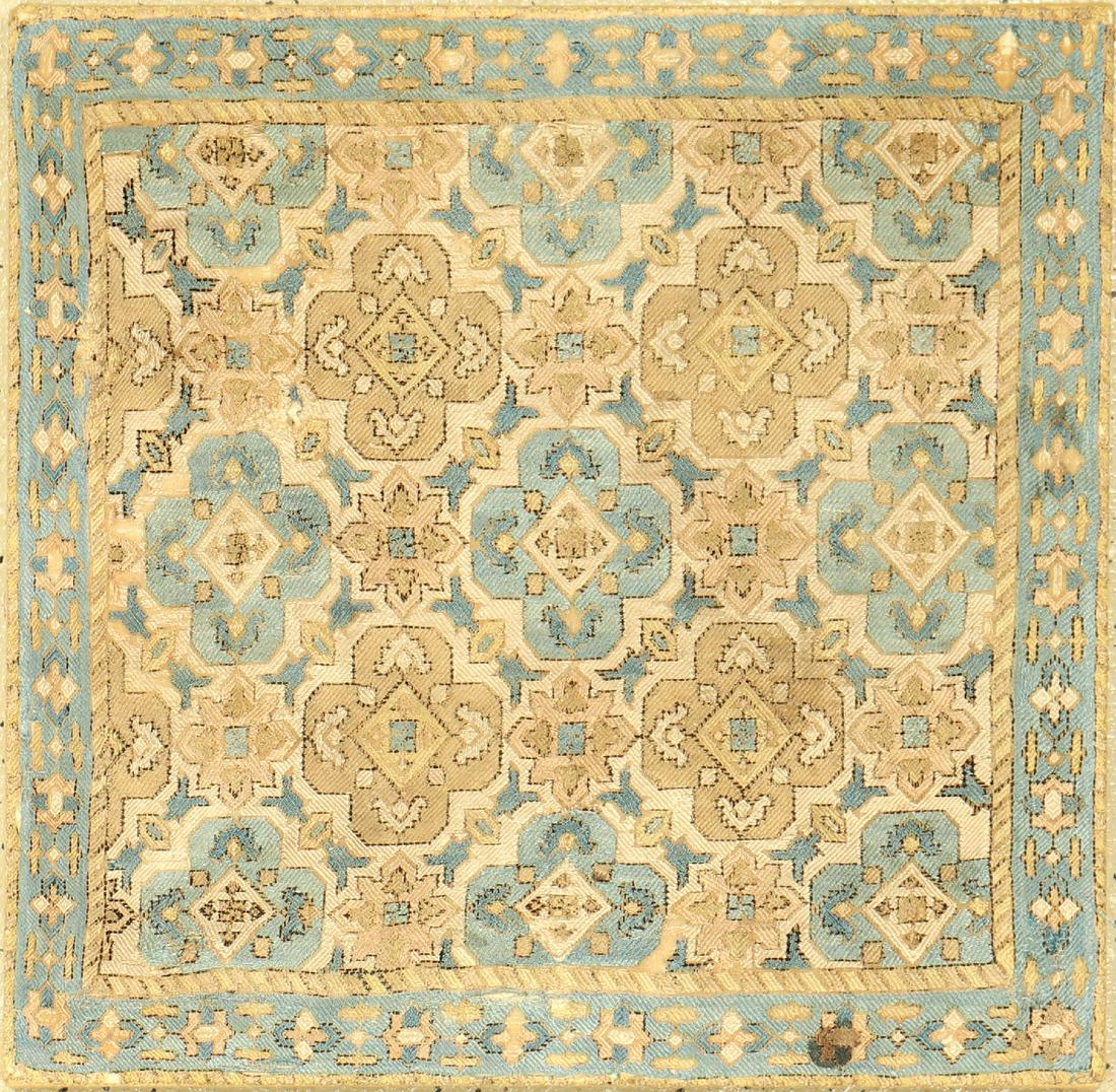 Azeri silk embroidery antique, Azerbaijan, 18th (1 of 1)