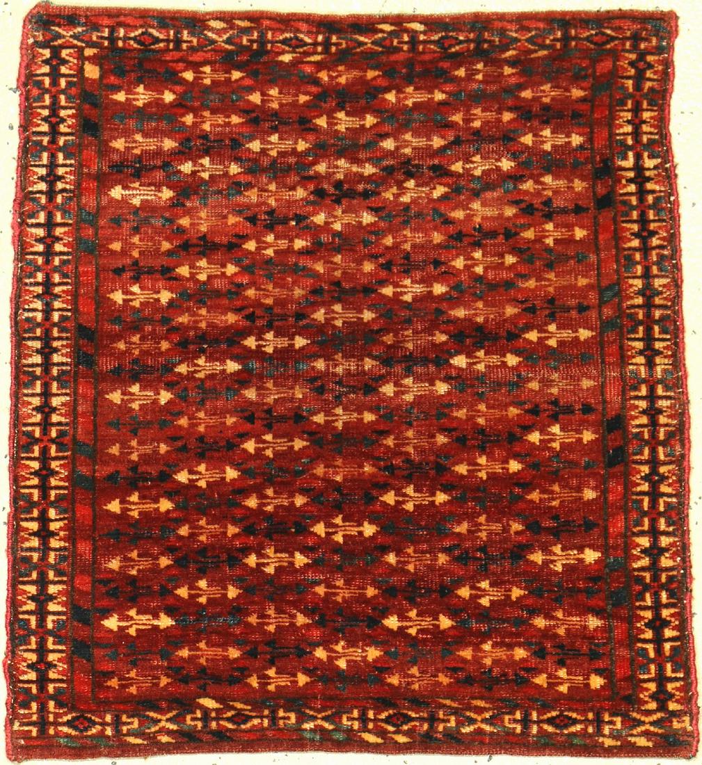Rare Yomud 'Ok Bash', antique, Turkmenistan, 19th (1 of 1)