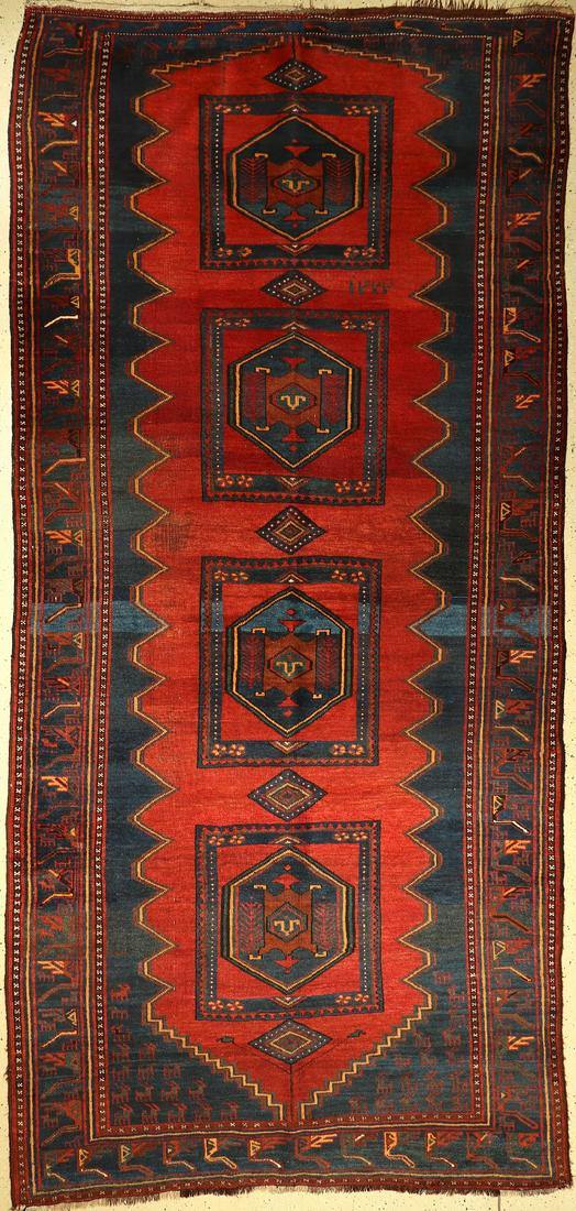 Lori old, Persia, approx. 60 years, wool on wool: Lori old, Persia, approx. 60 years, wool on wool, approx. 380 x 178 cm, condition: 4. No Reserve Auction: Antique, old and decorative collector rugs & carpets. Please ask for condition- reports and mo