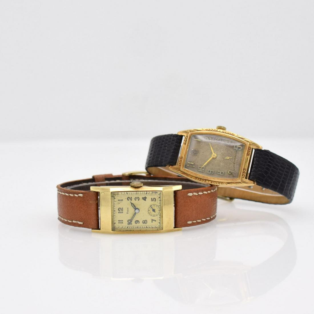 Set of 2 14k yellow gold wristwatches (1 of 9)
