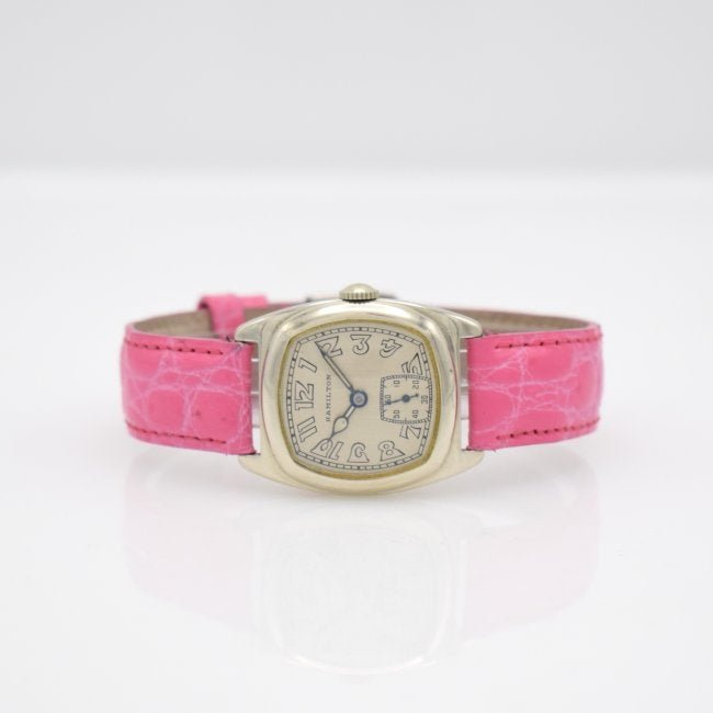 HAMILTON 14k white gold wristwatch (1 of 11)