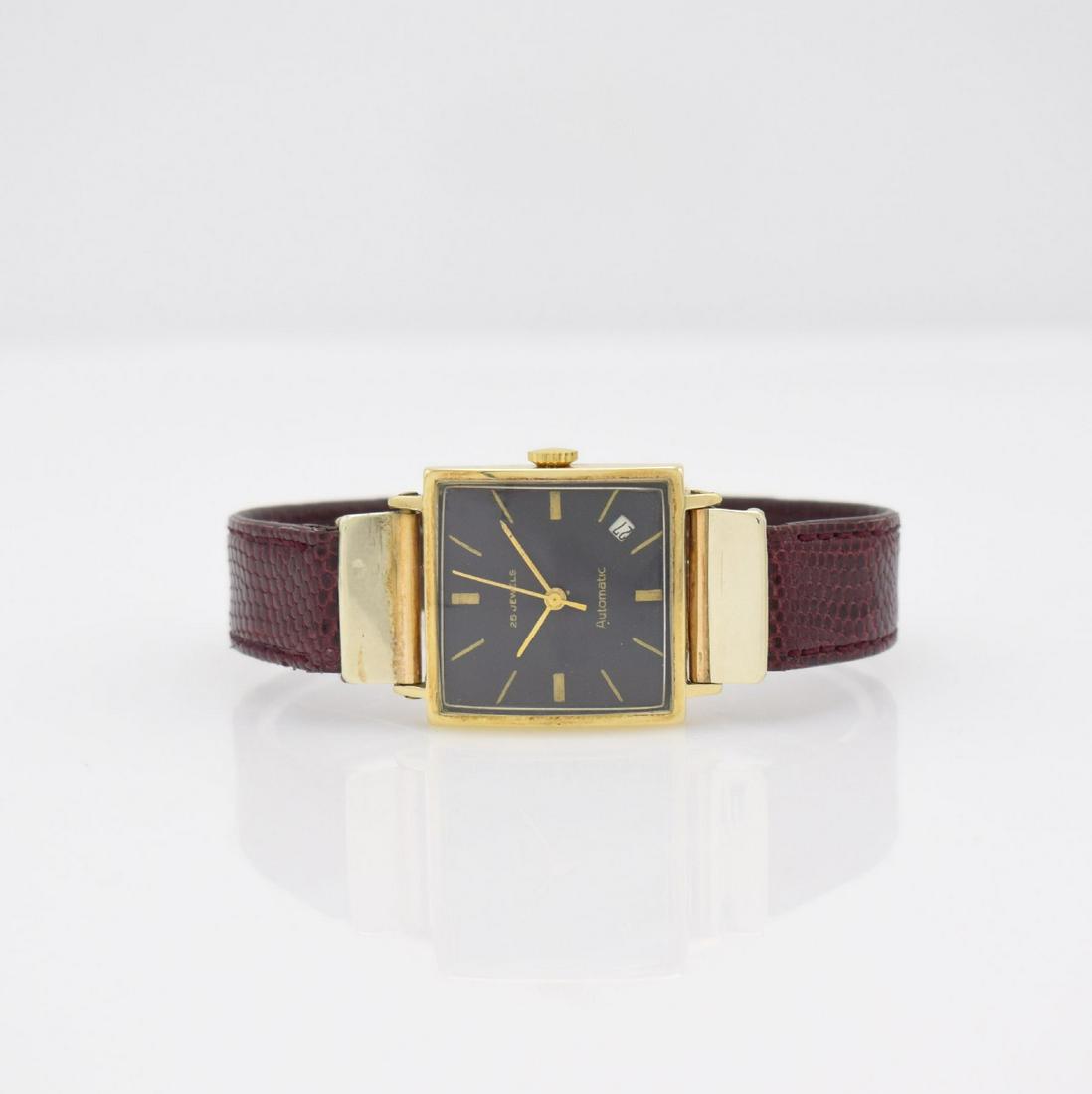14k yellow gold gents wristwatch (1 of 6)