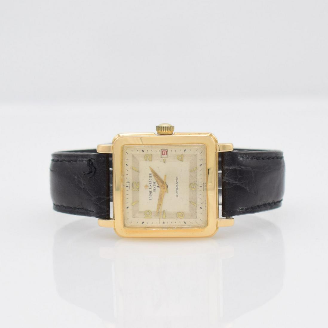 BAUME & MERCIER 18k yellow gold wristwatch (1 of 8)