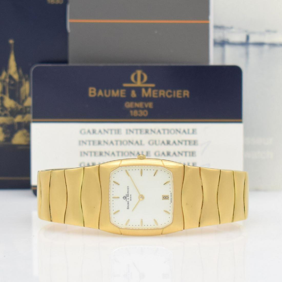 BAUME & MERCIER 18k yellow gold ladies wristwatch (1 of 8)