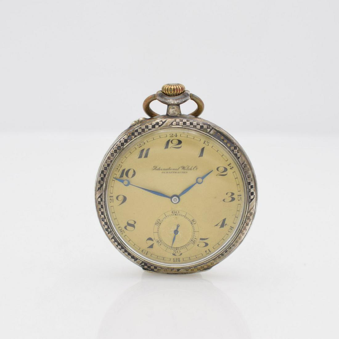 IWC open face silver pocket watch, Switzerland 1925 (1 of 7)