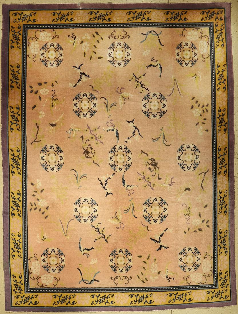 Chinese Art Deco carpet old, West China, around (1 of 1)