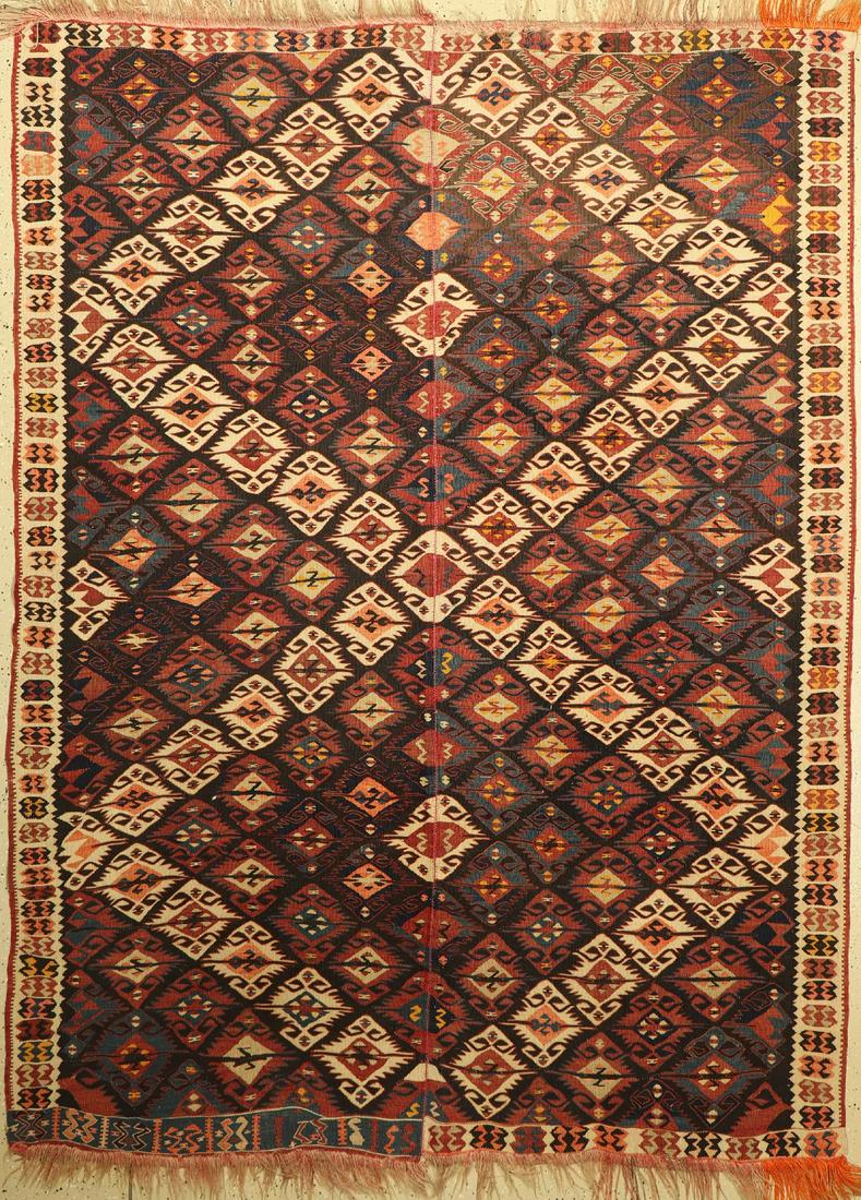 Malatia Kilim, (two panels), Turkey, around 1930, wool (1 of 1)