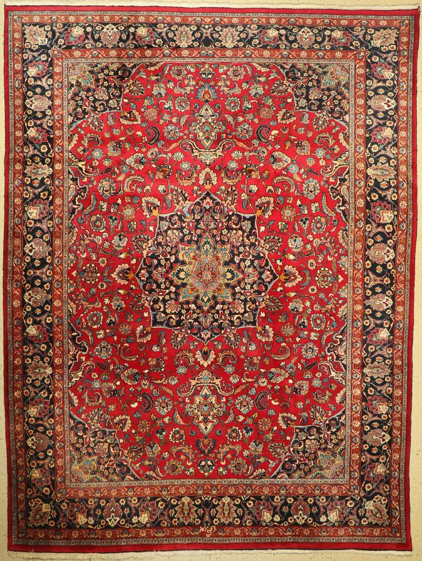 Mashad old signed, (Pur Rang), Persia, approx.50 years (1 of 1)