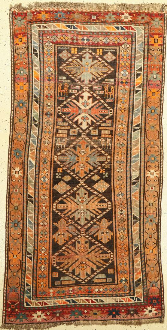Karabagh antique, Caucasus, around 1890, wool on wool (1 of 1)