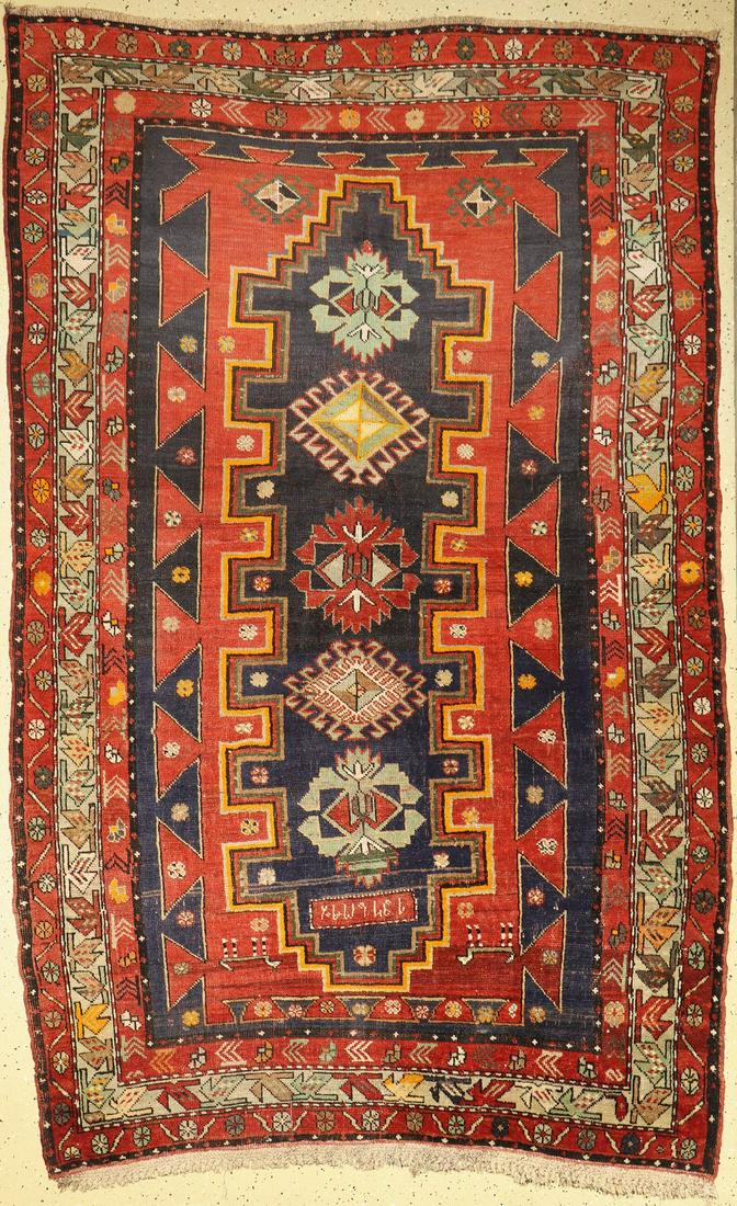 Kazak old, Caucasus, dated around 1945 Wool onwool (1 of 1)