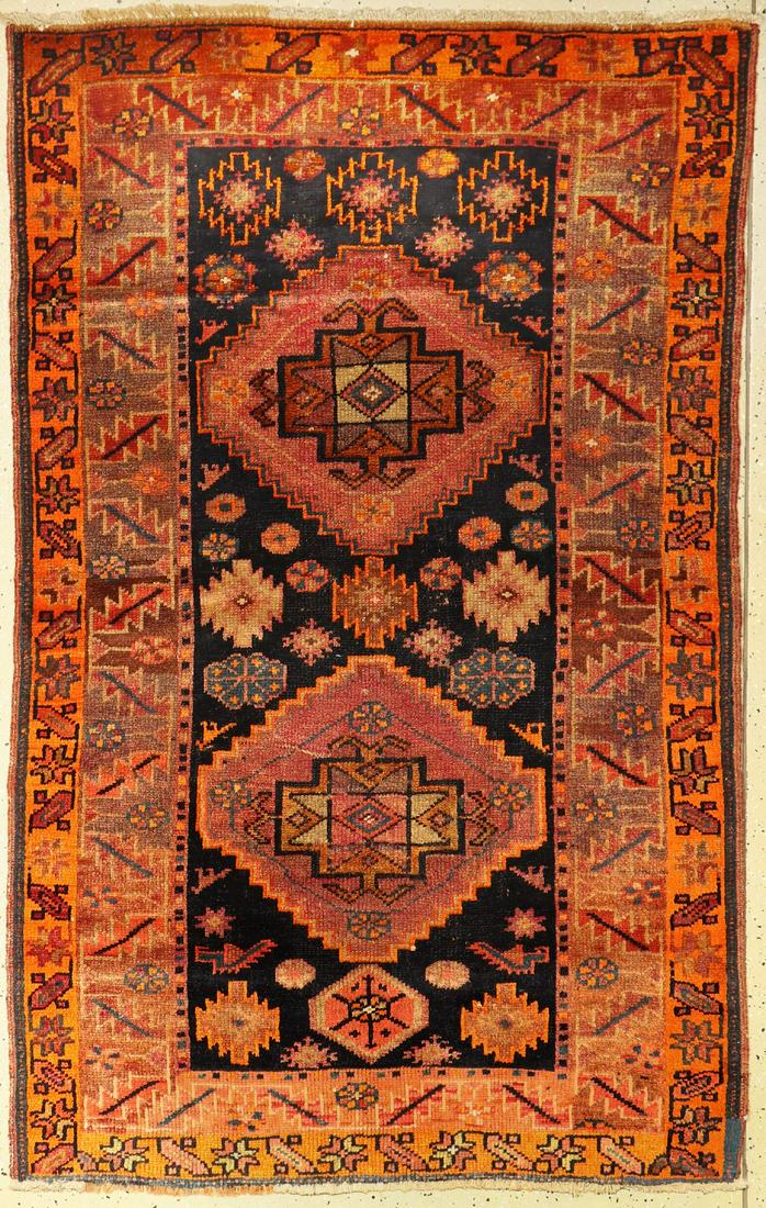 Lori Bakhtiar old, Persia, around 1940, wool on cotton: Lori Bakhtiar old, Persia, around 1940, wool on cotton, approx. 177 x 110 cm, condition: 3,(cleaned). Rugs and Carpets