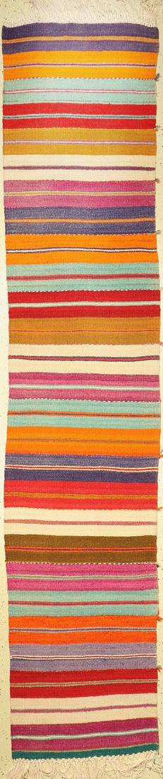 Moroccan kilim, approx. 40 years, wool on wool (1 of 1)