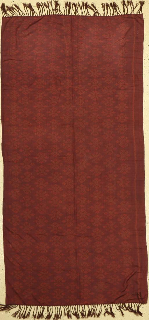 Ikat old, Indonesia, around 1940, cotton, approx. 180: Ikat old, Indonesia, around 1940, cotton, approx. 180 x 88 cm, condition: 2.Rugs & Carpets